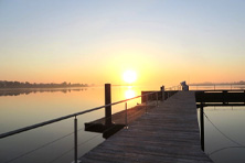 Der Sportboothafen Lindaunis